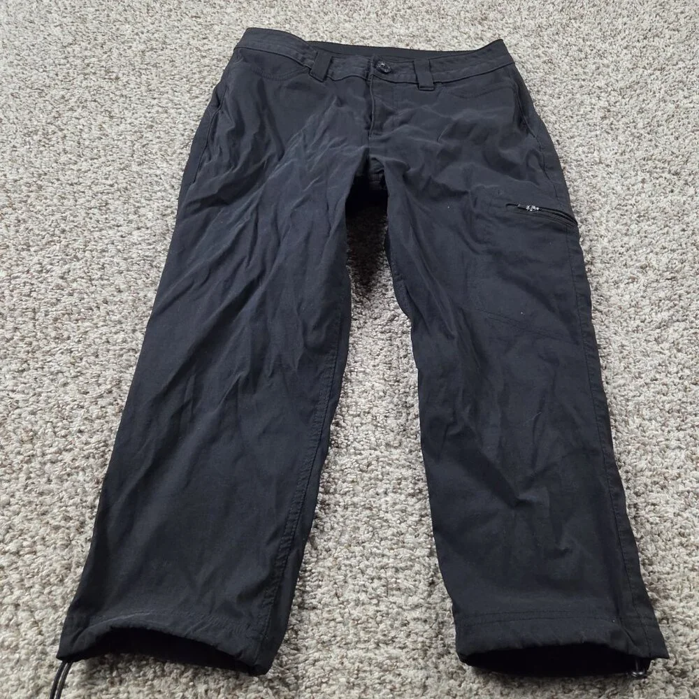 Lot Eddie Bauer Capri Pants Womens 4 Stretch Lightweight Crop Travel Hike - Picture 8 of 10